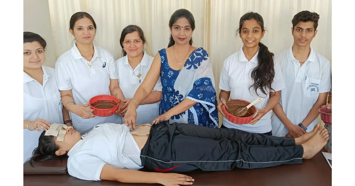 Beginner yoga students learning basic asanas step by step