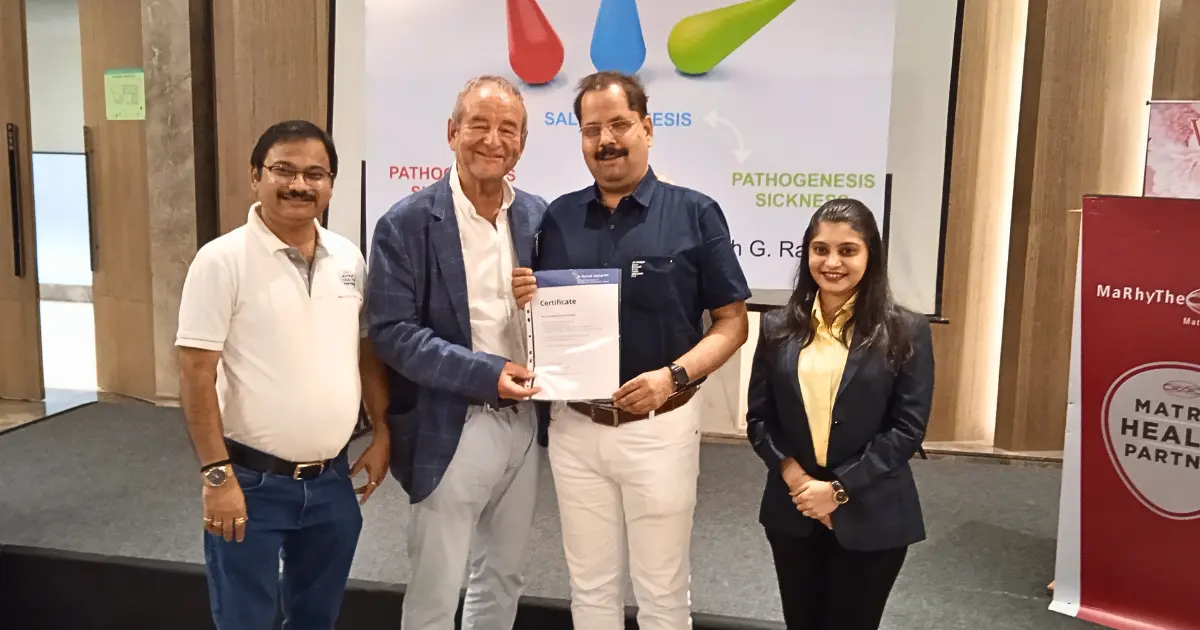 Students assisting patient therapy