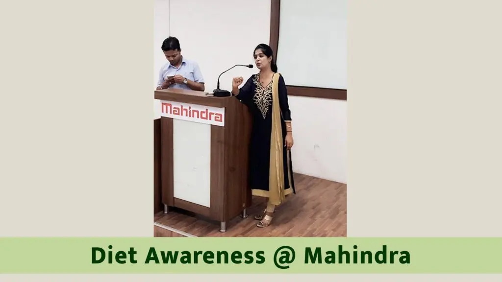 Patient receiving diet guidance